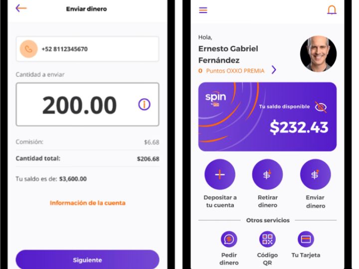 Oxxo lanza Spin, la aplicación para enviar y recibir dinero